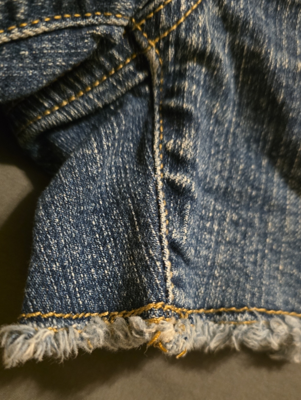 Zco Jeans Premium Shorts Women's Size 3 Distressed Denim Jean Cutoff Short - Picture 6 of 7